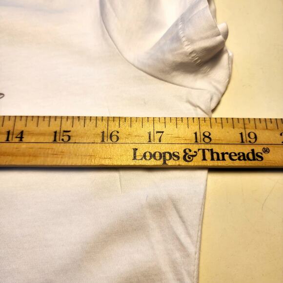 Anne Fontaine Scoop Neck Short Sleeve T-Shirt Womens M - Picture 10 of 11